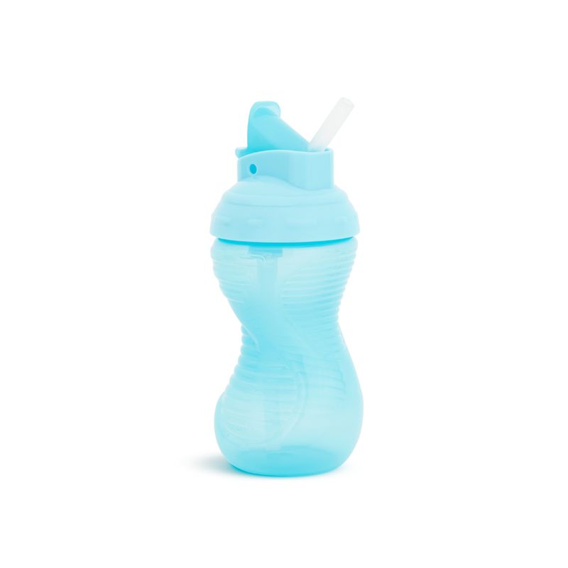 MUNCHKIN - Vaso Entrenador Azul con Pitillo Retractil de 10 Oz MUNCHKIN