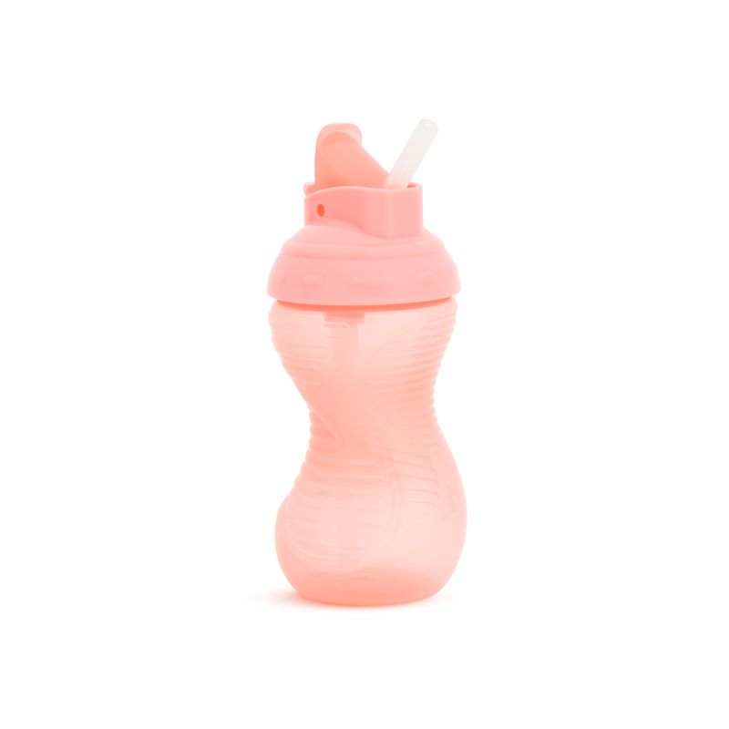 MUNCHKIN - Vaso Entrenador con Pitillo Retractil 10 Oz Rosado MUNCHKIN