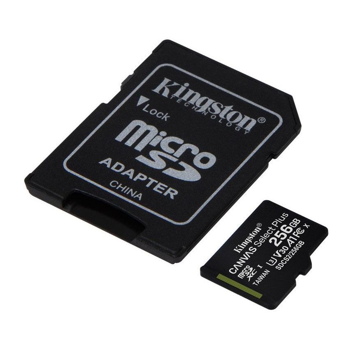 KINGSTON - Memoria micro sd kingston 256 gb clase 10 + adaptador sd