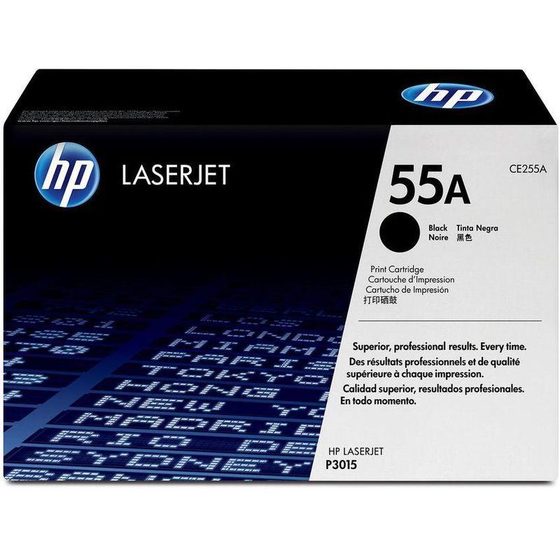 HP - Cartucho de tóner hp 55a laserjet-negro