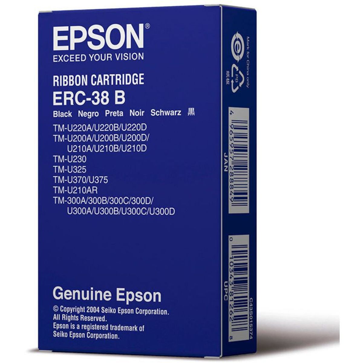 EPSON - Cinta epson erc-38b negra