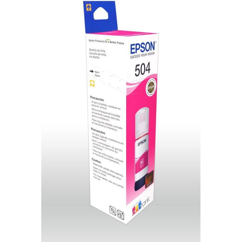 EPSON - Botella de tinta epson t504 magenta