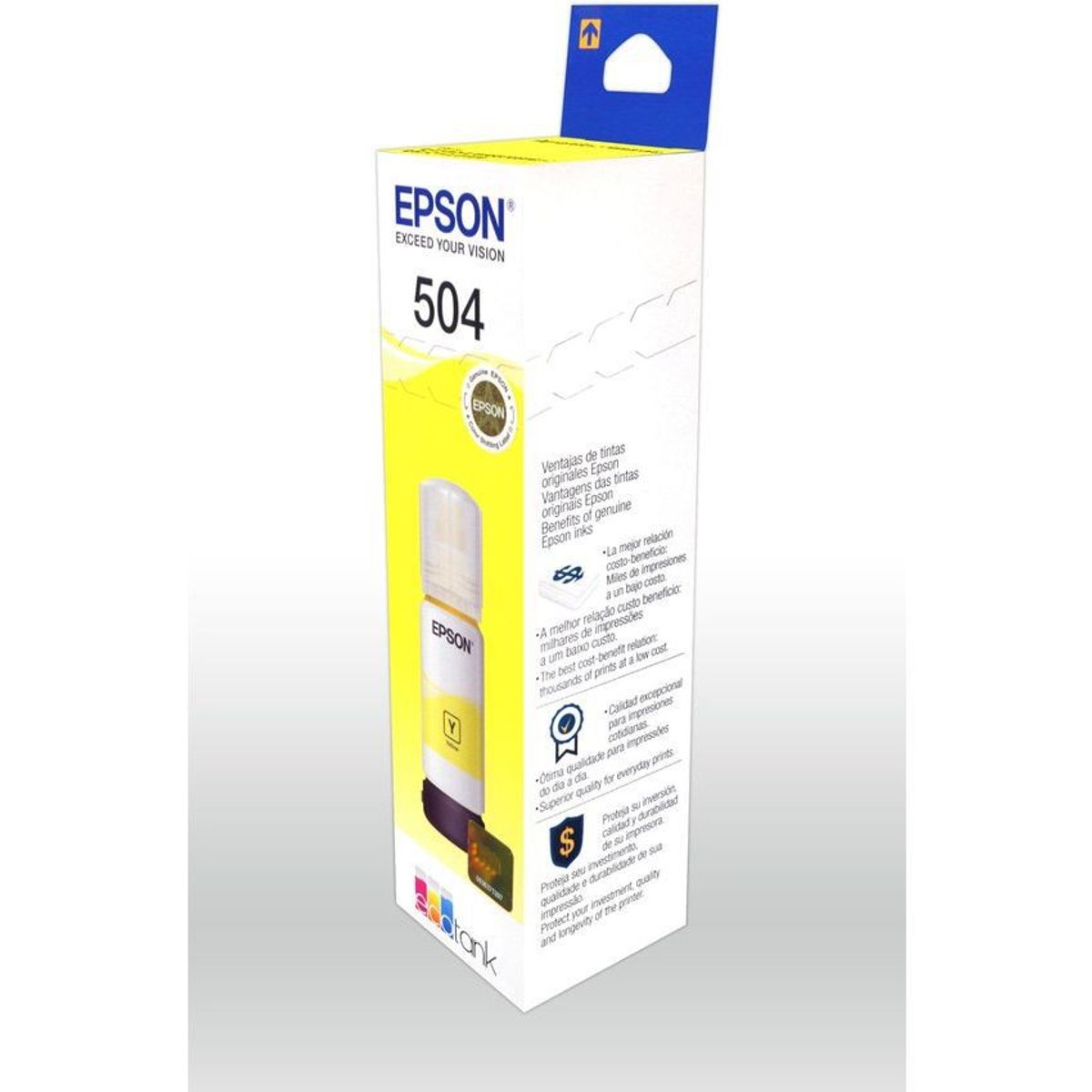 EPSON - Botella de tinta epson t504 amarilla