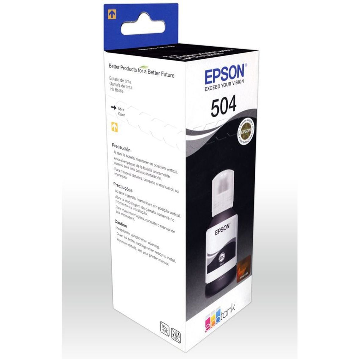 EPSON - Botellas de tinta epson t504 negro