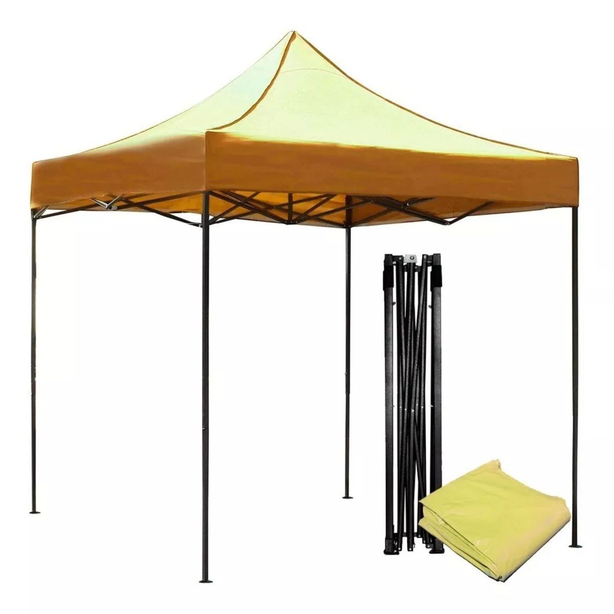JARDIMEX - Carpa Toldo Amarillo 2x2 Para Eventos Fiestas
