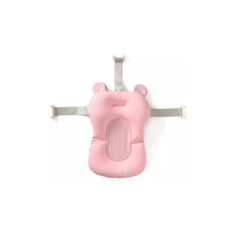 MY NEW BABY - Cojin o malla para la tina del bebe antideslizante rosada