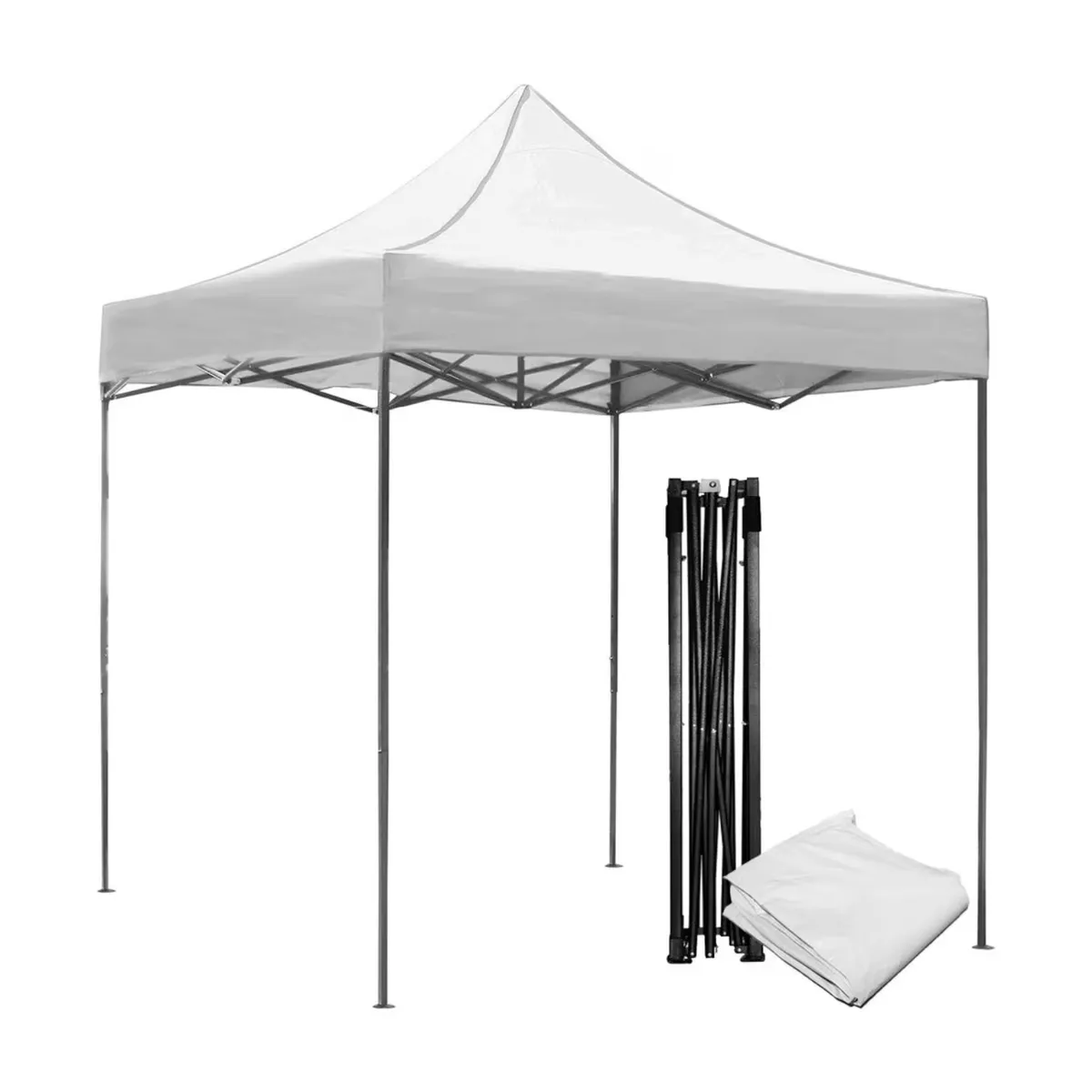 JARDIMEX - Carpa Toldo 2x2 blanca Para Eventos con Protección UV