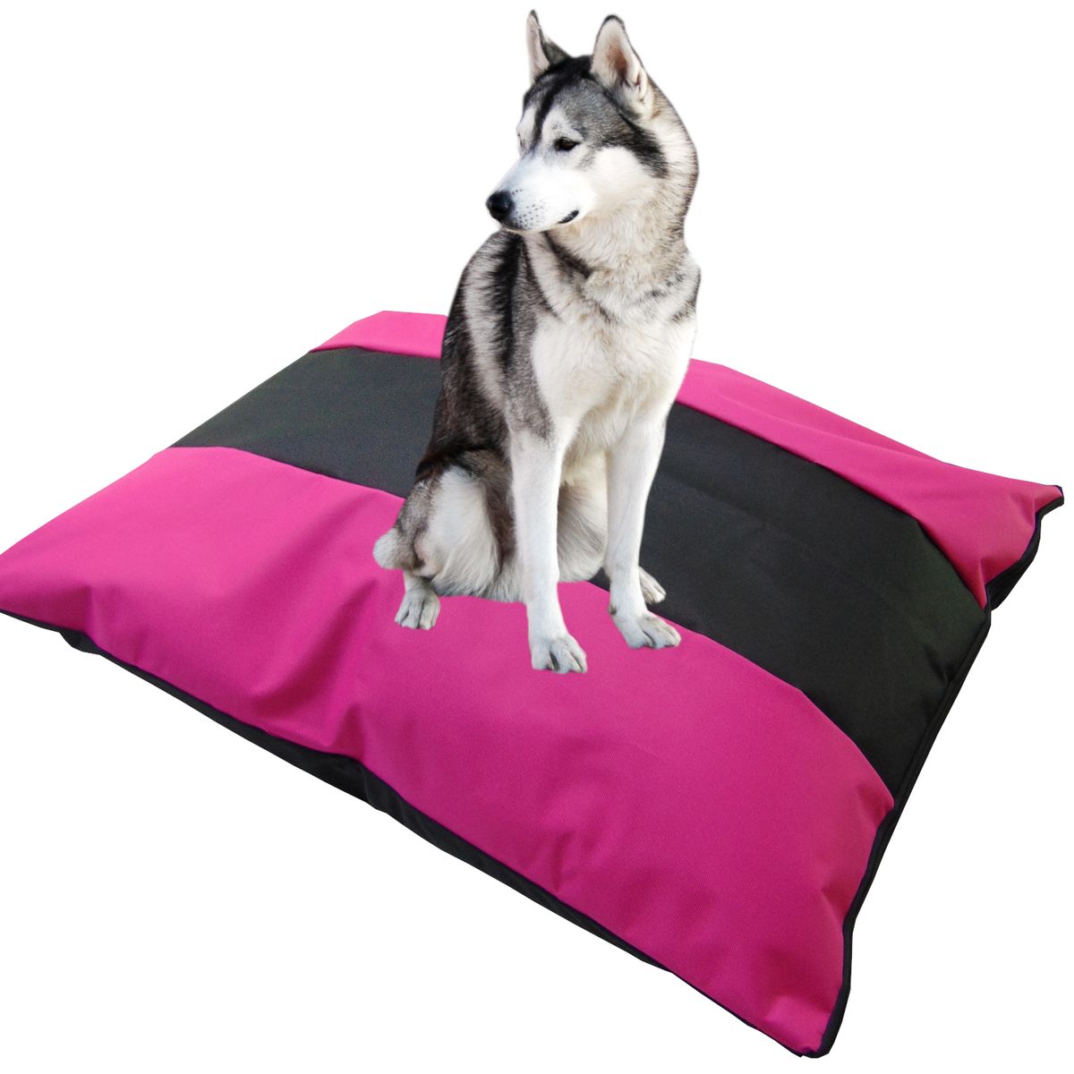 HALLY PET - Cama colchón BICOLOR para mascota Rosado