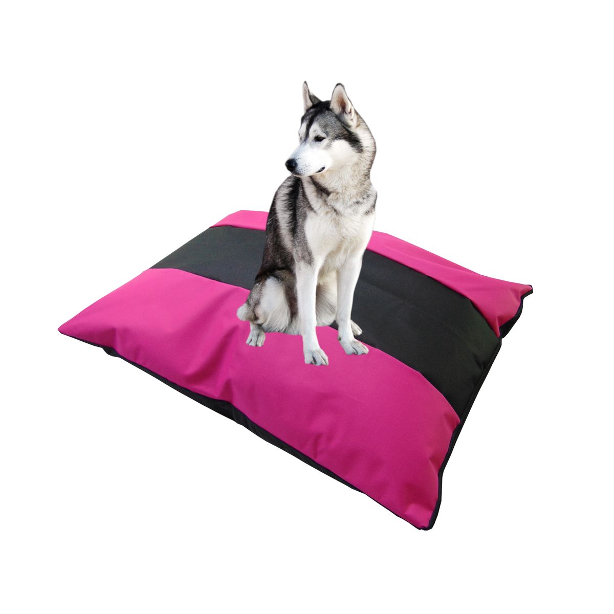 HALLY PET - Cama colchón BICOLOR para mascota Rosado