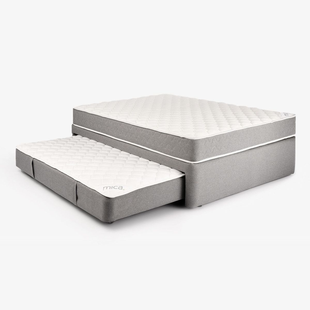 MICA - Cama Nido Doble Firme Resortado Praga Mica