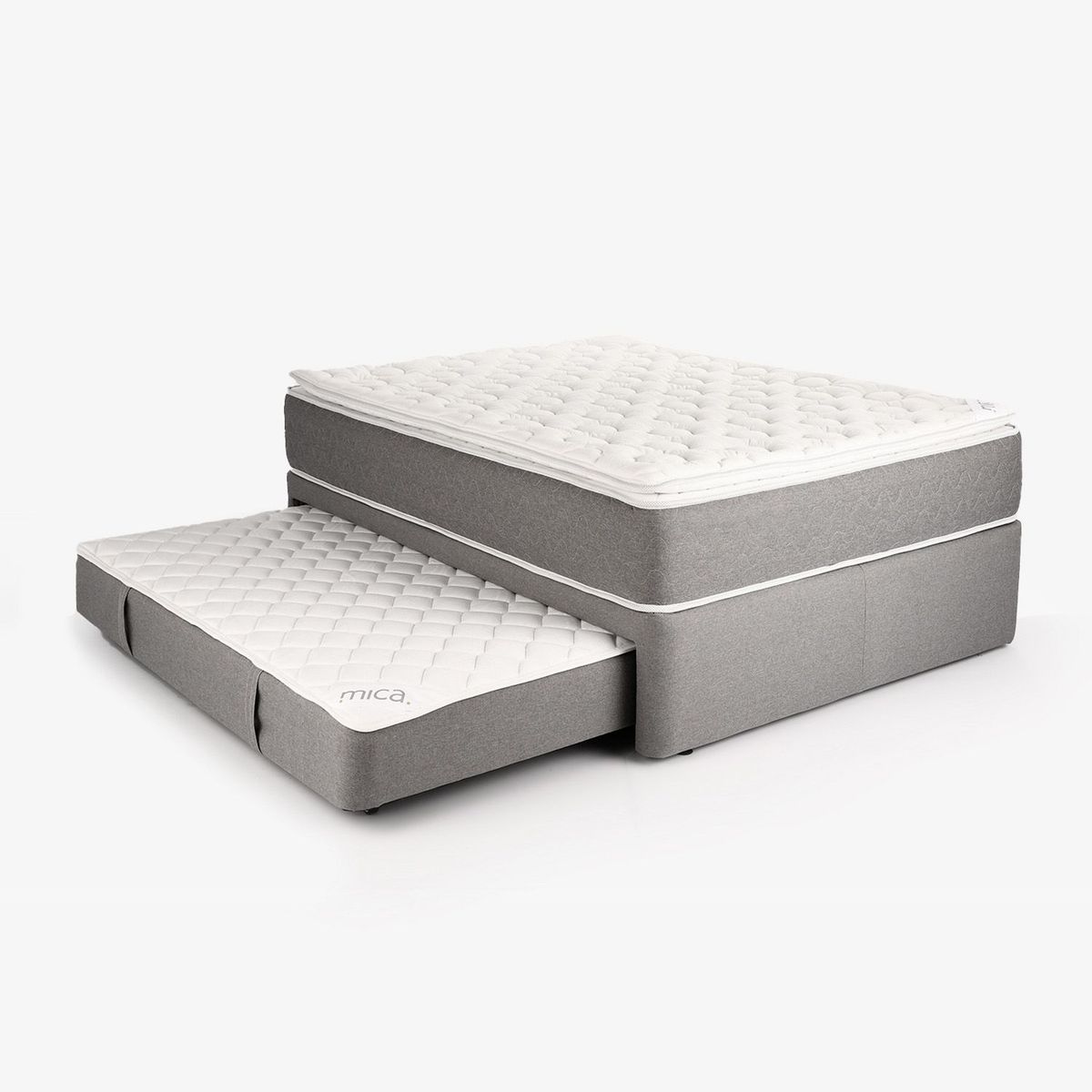 MICA - Cama Nido Sencillo Firmeza Suave Resortado Milan Mica