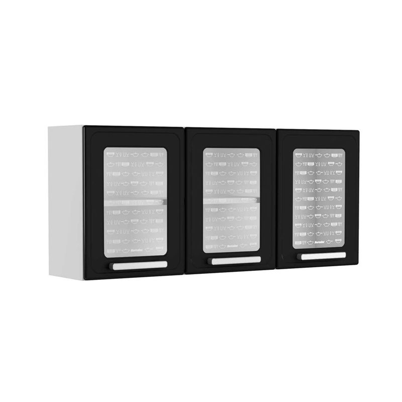 BERTOLINI - Alacena Moderna en Acero Gourmet 53 x 120 x 28 cm Bertolini  - Mueble