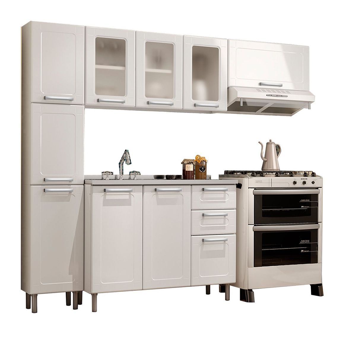 BERTOLINI - Cocina Integral Moderna Gourmet en Acero  215 x 188 x 43.2 cm Bertolini 