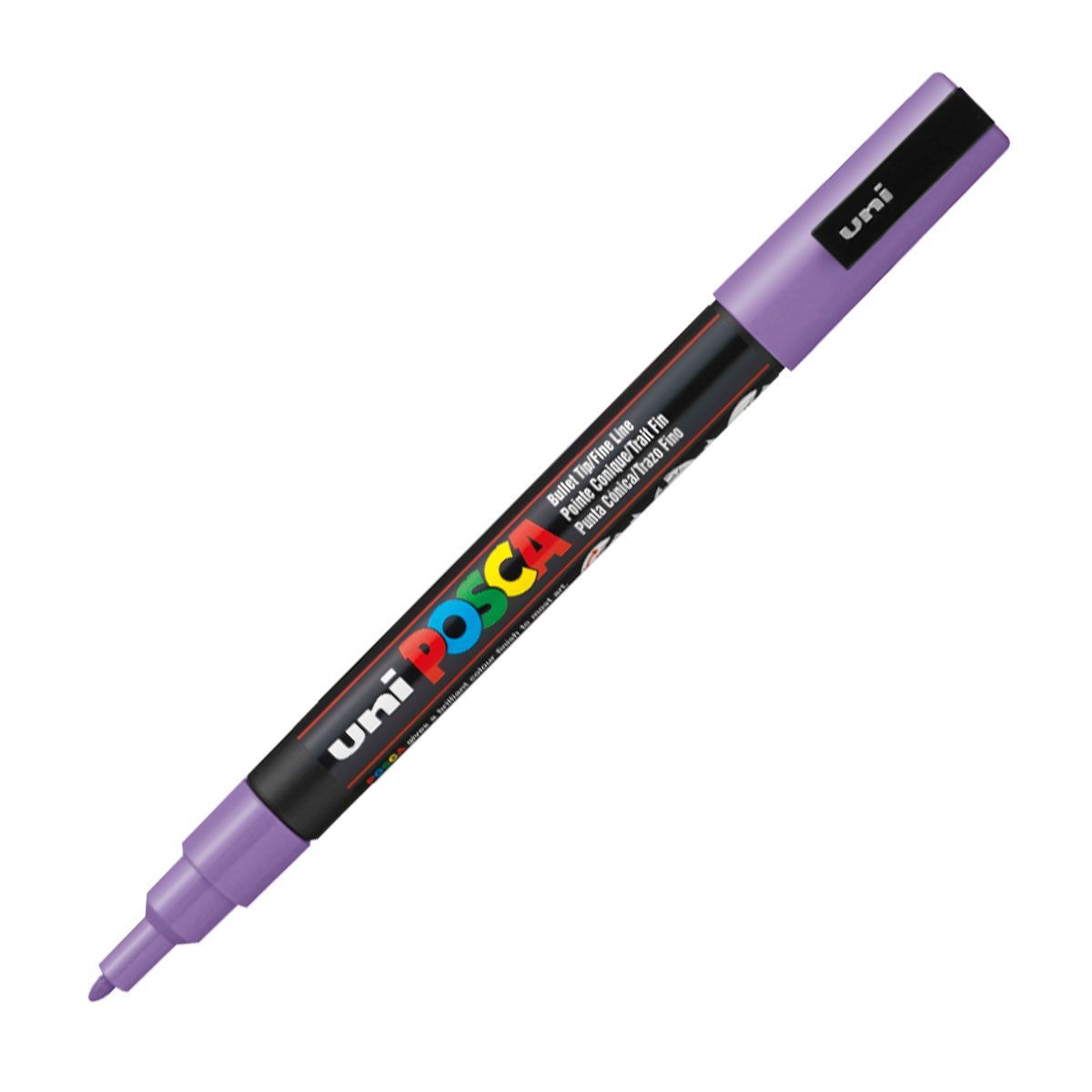 POSCA - Marcador Gráfico De Vinilo Posca Escarchado Punta Pc-3m X7