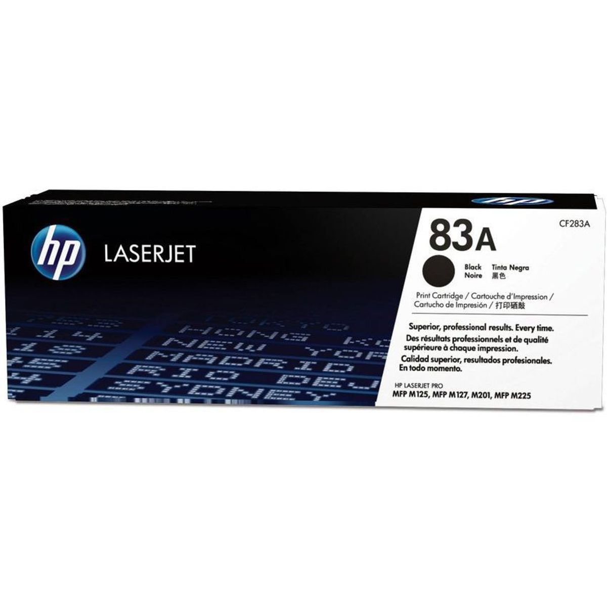 HP - Cartucho de tóner hp 83a laserjet-negro
