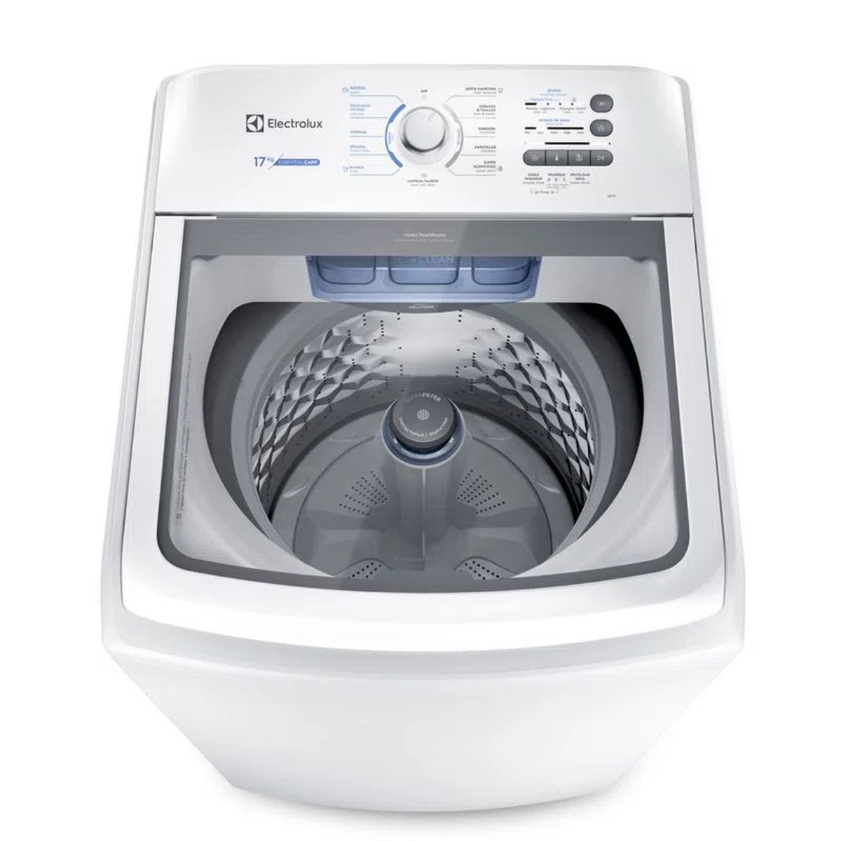ELECTROLUX - Lavadora Electrolux carga superior 17Kg con agitador essential care blanco LB17A