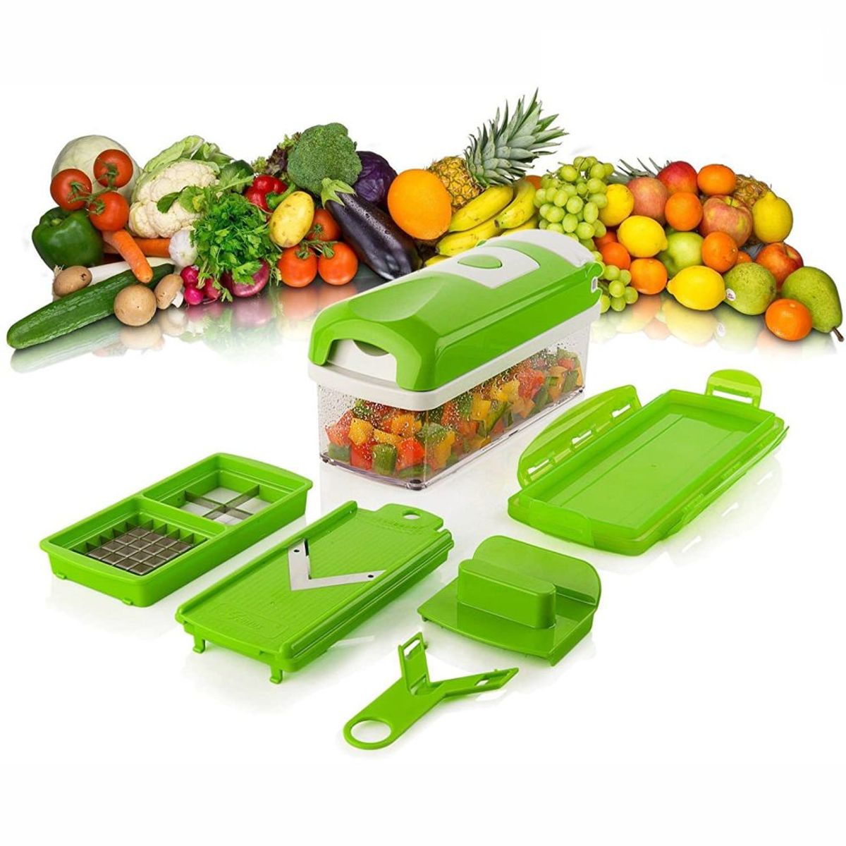 NICER DICER - Rallador De Verduras Multifuncional Nicer Dicer Magic Cube