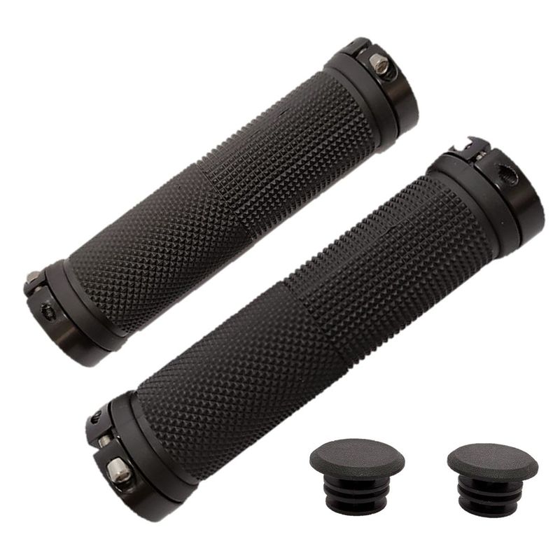 GW - Mangos Bicicleta Gw Grip Puño Manillar Con Anillo Bloqueo