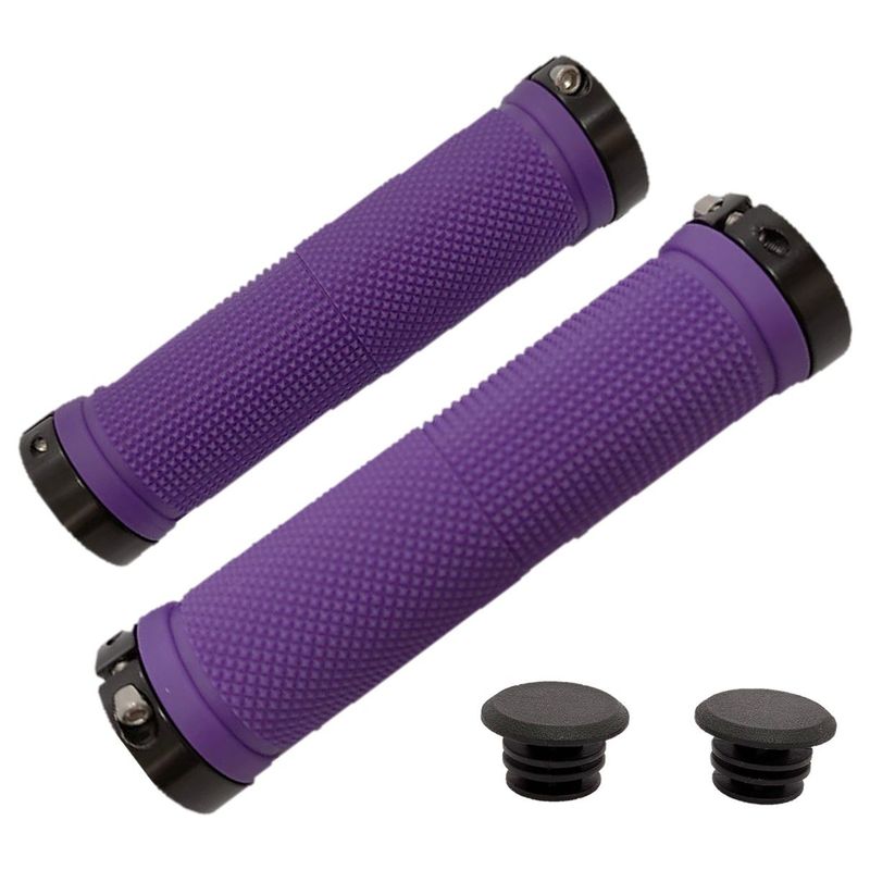 GW - Mangos Bicicleta Gw Grip Puño Manillar Con Anillo Bloqueo