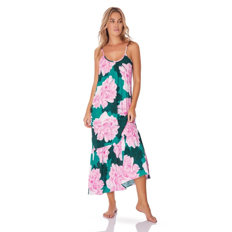 FIORY - Vestido Largo Verde Fiory