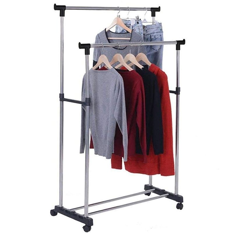 ONE PIXEL - Tendedero Organizador De Ropa Doble Elegante