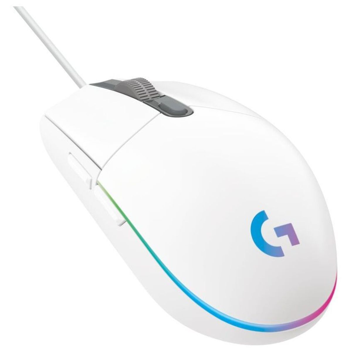 LOGITECH - Mouse logitech g203 lights usb blanco