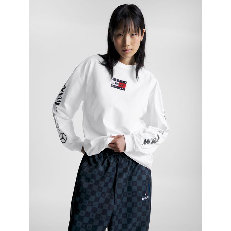 Camiseta De Manga Larga Tommy X Mercedesamg F1 X Awake Ny Hombre