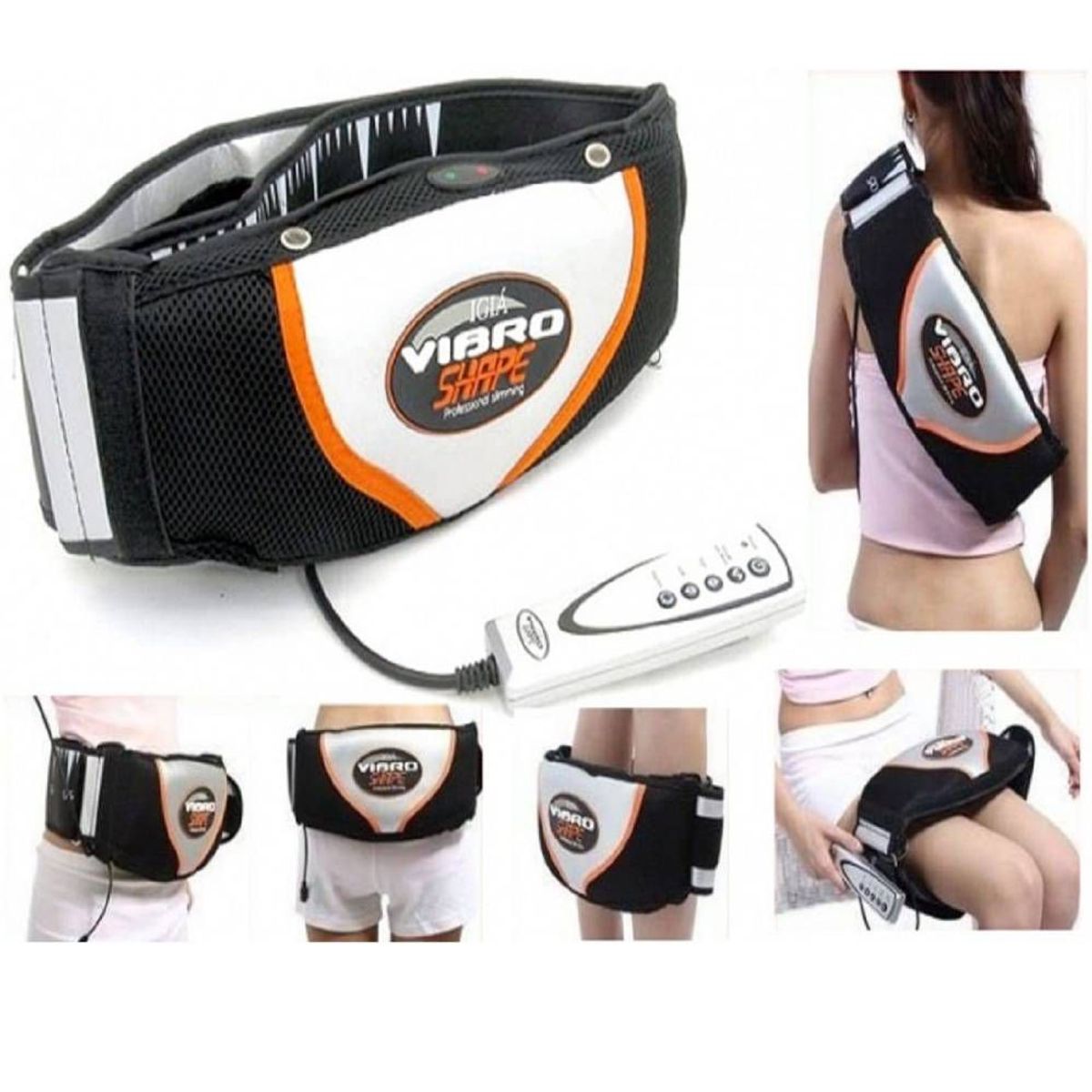 GENERAL - Cinturón Masajeador Vibro Shape Vibración 5 Niveles  Calor
