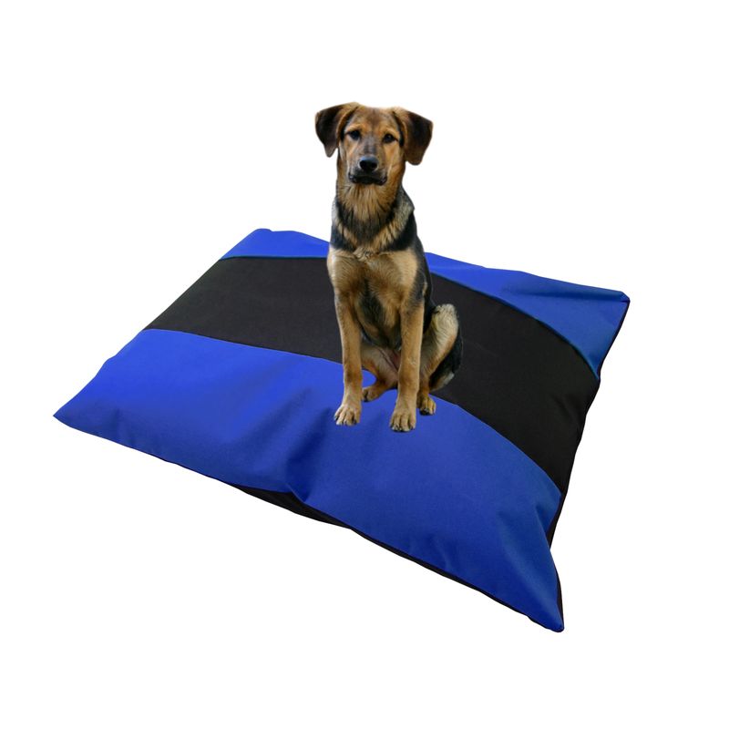 HALLY PET - Cama colchón BICOLOR para mascota Azul Claro