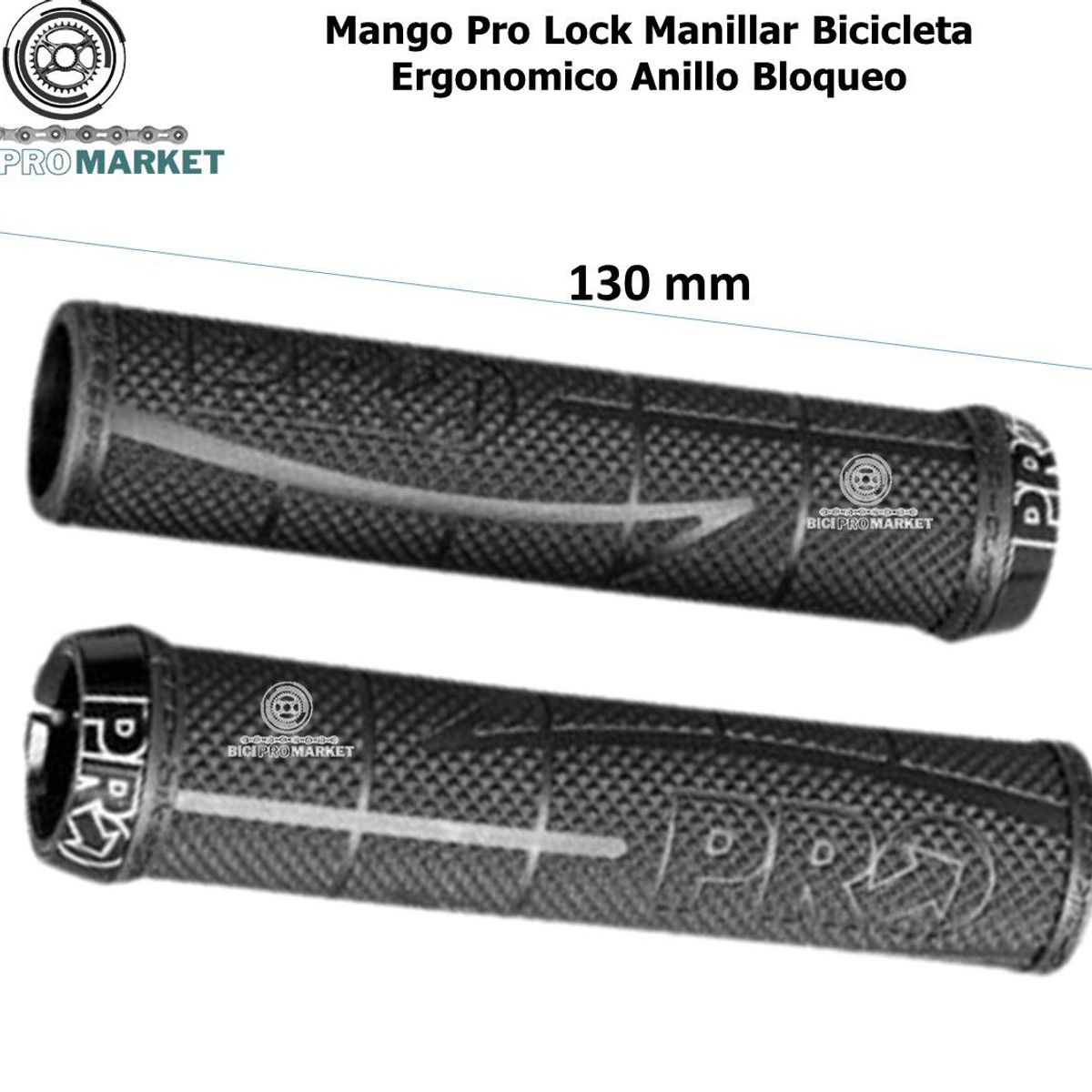 PRO - Mango Pro Lock Manillar Bicicleta Ergonomico Anillo Bloqueo