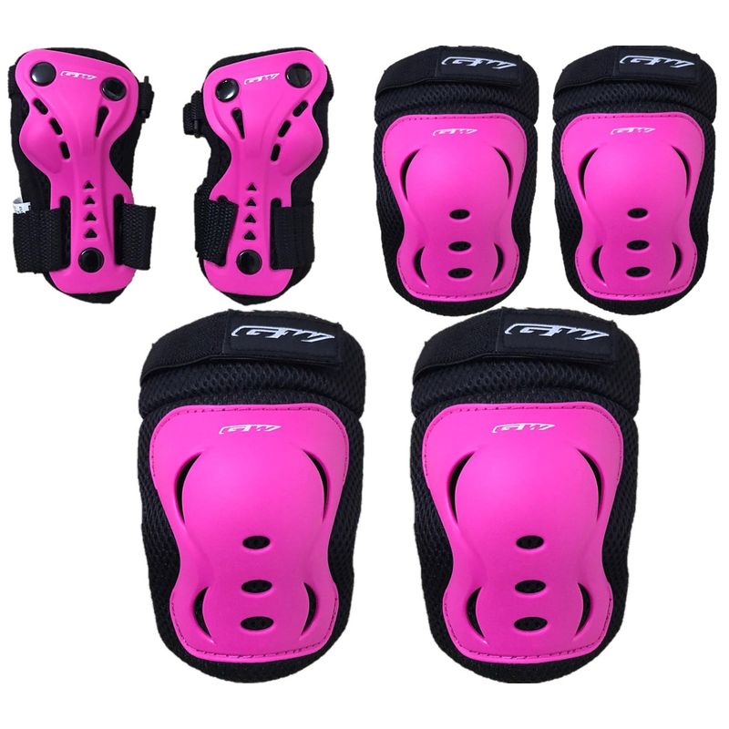 GW - Kit protector gw niño niña bicicleta patinaje patineta 6pzs