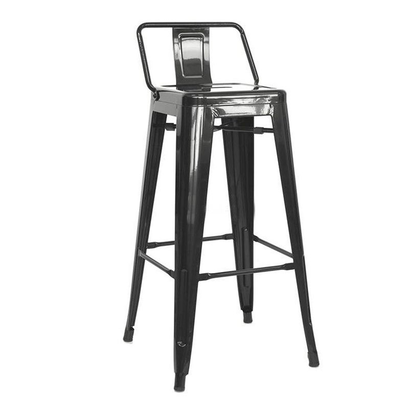 EKONOMODO COLOMBIA - Silla de bar True Espalda Negro