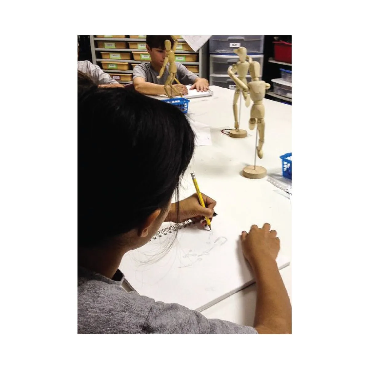 KEEPERMATE - Muñeco Articulado Maniquí ( M ) En Madera 12 X 8.5 X 30 Cm