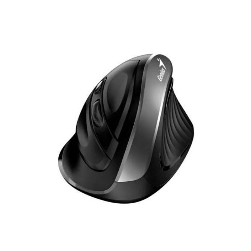 GENIUS - Mouse Genius Inalambrico Ergonomico Vertical 8250s Neg- Gris
