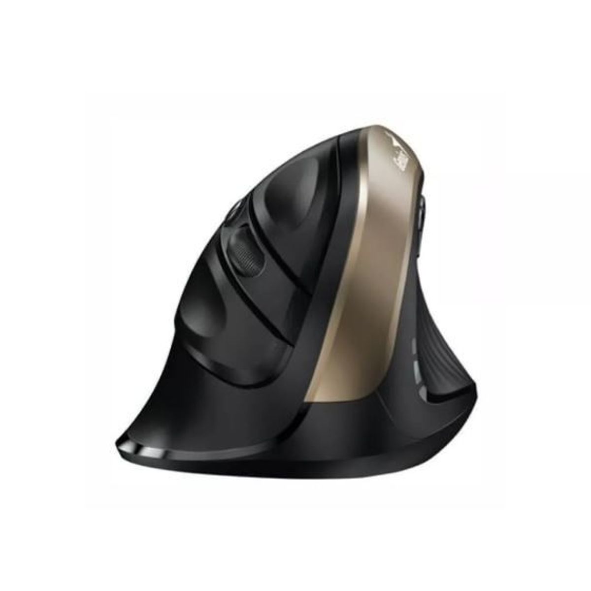 GENIUS - Mouse Genius Inalambrico Ergonomico Vertical 8250s Negro - Dorado