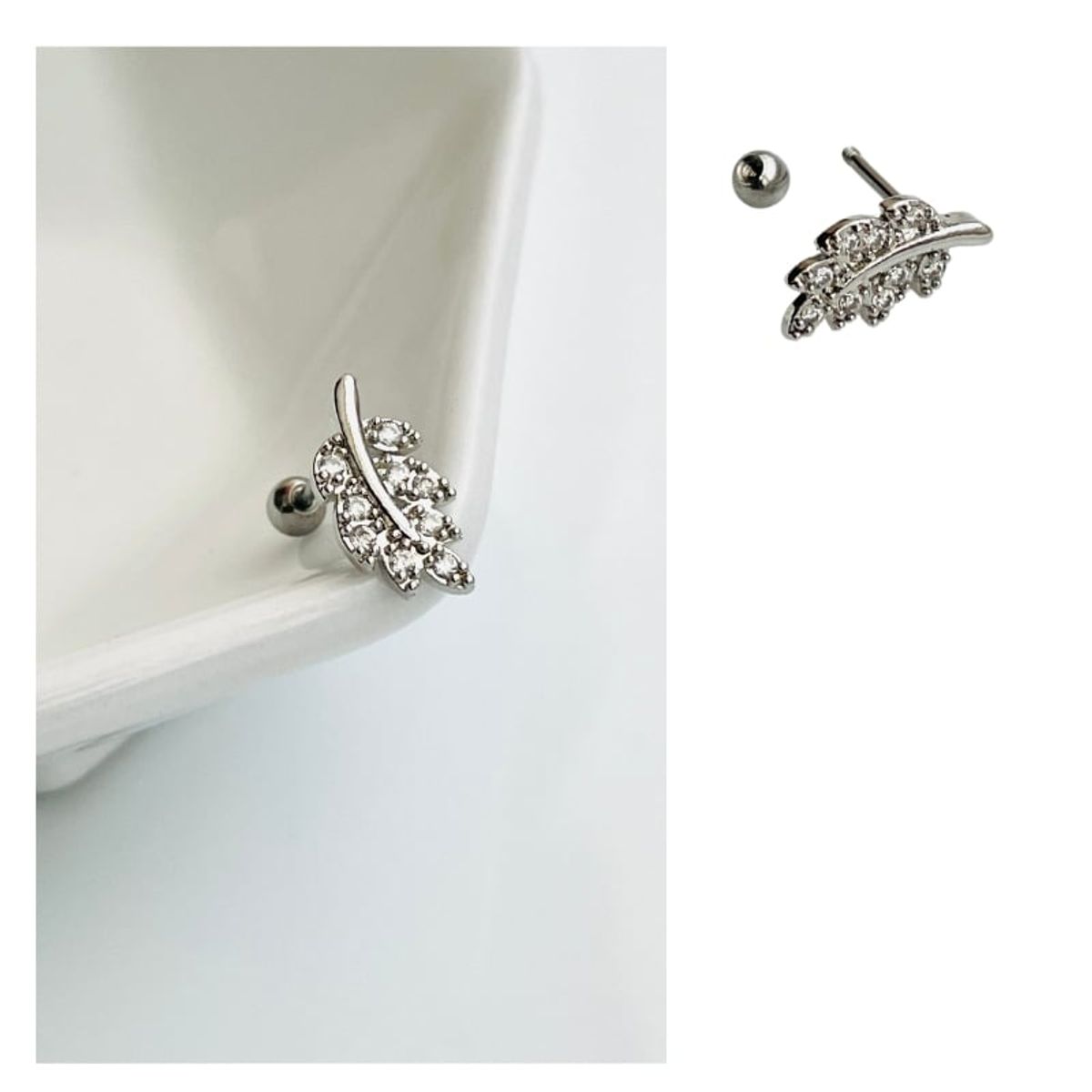 ACCESORIOS DE EVA - Piercing Acero Inoxidable Helix Rama_.