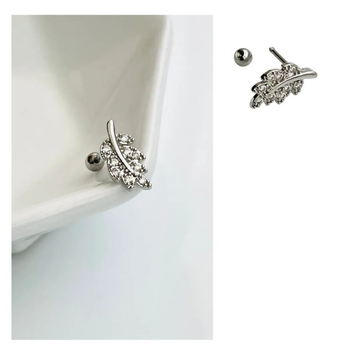 ACCESORIOS DE EVA - Piercing Acero Inoxidable Helix Rama_.