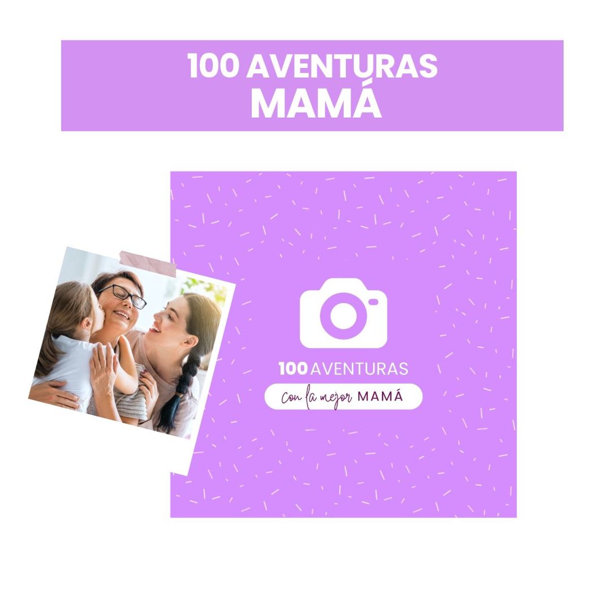GENERICO - Libro Mamá - 100 Aventuras - Álbum 100 Citas Con Mamá