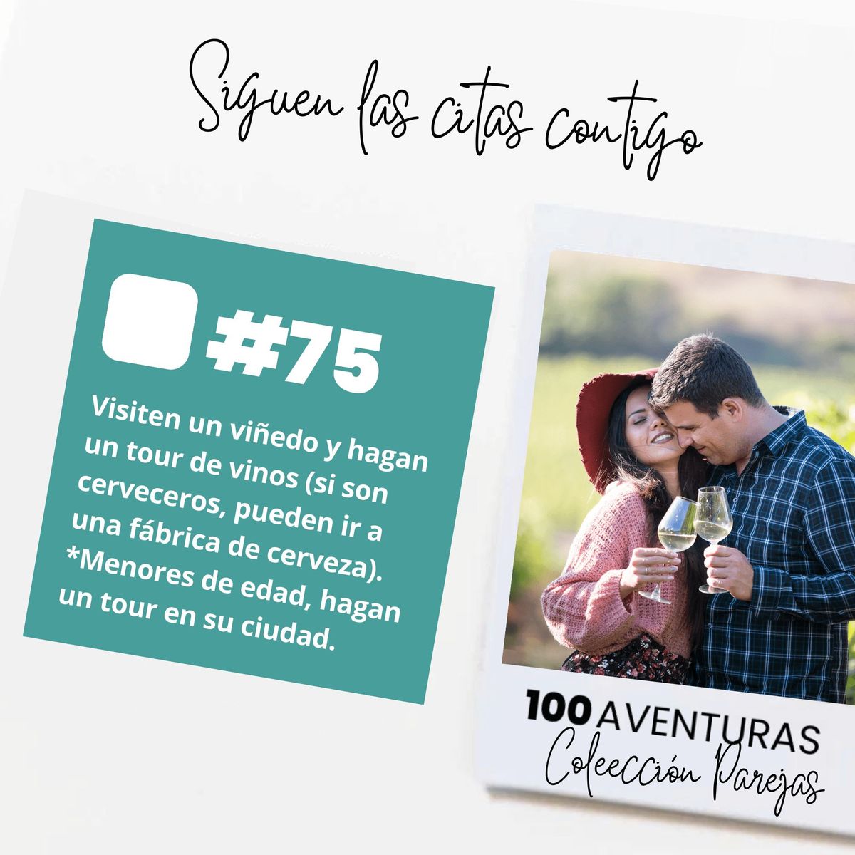 GENERICO - Libro Parejas - 100 Aventuras - Álbum 100 Citas