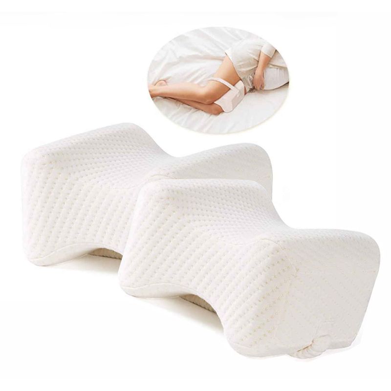 GENERICO - Almohada Ortopedica para Rodillas y Piernas Set x 2.