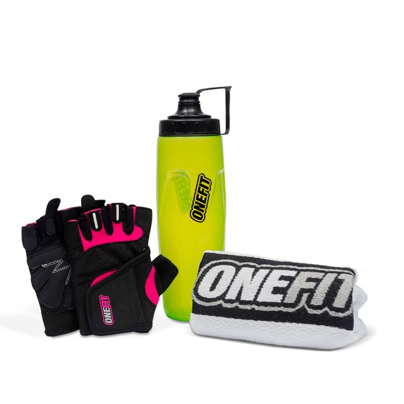 ONEFIT - Combo Deportivo ONEFIT 4 Termo 27 onz + Taolla + Guante
