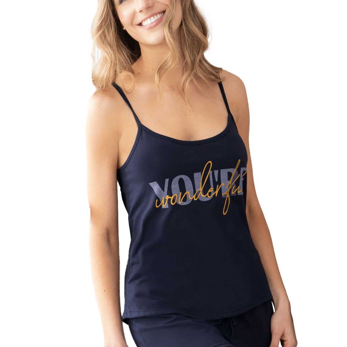 FORMAS INTIMAS - Pijama Mujer Azul FI 87033