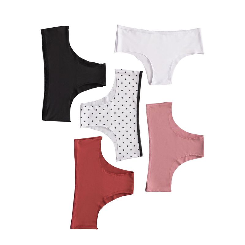 FORMAS INTIMAS - Cachetero Paq X5 Mujer Multicolor 78436