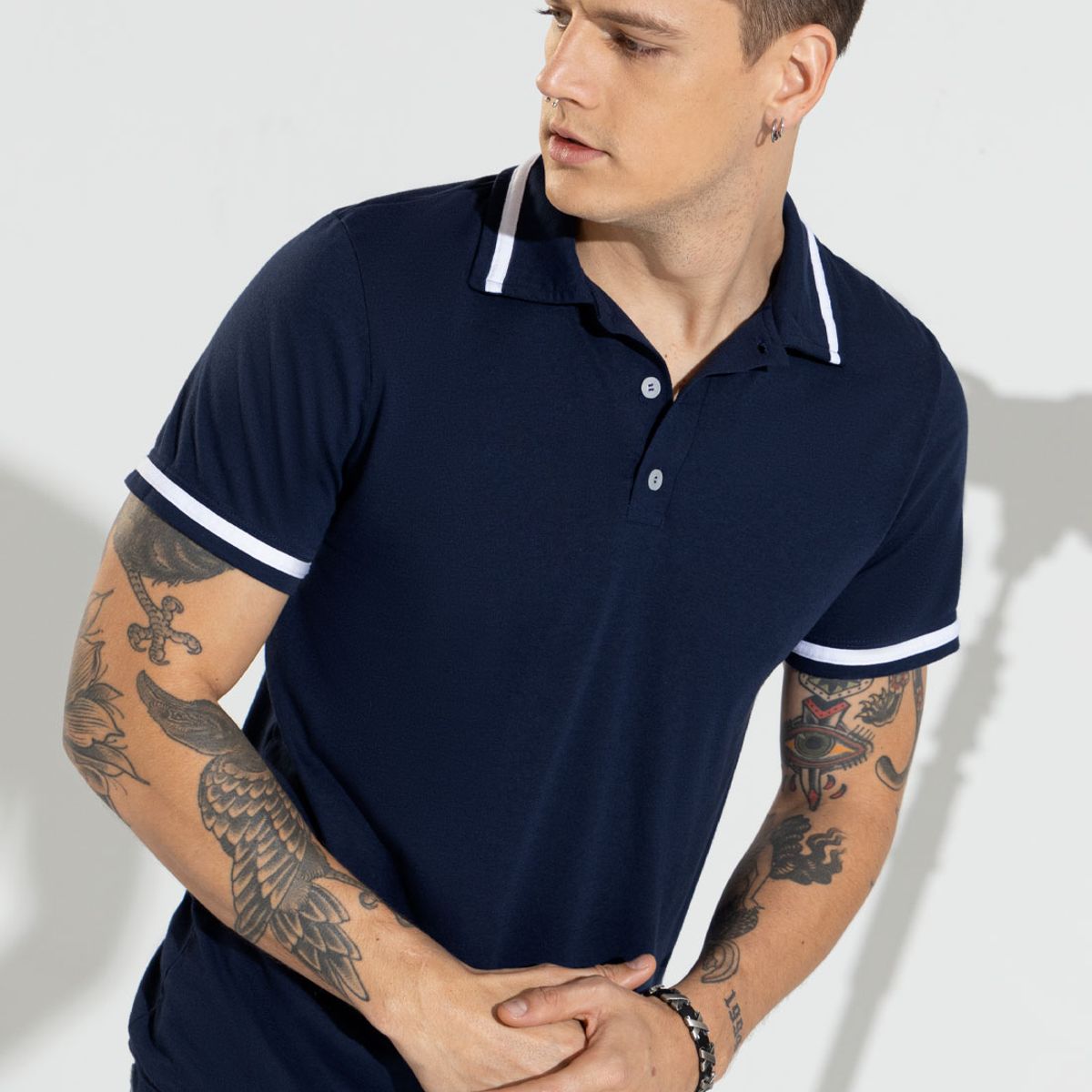 RUTTA - Camiseta Polo Hombre Azul 89617
