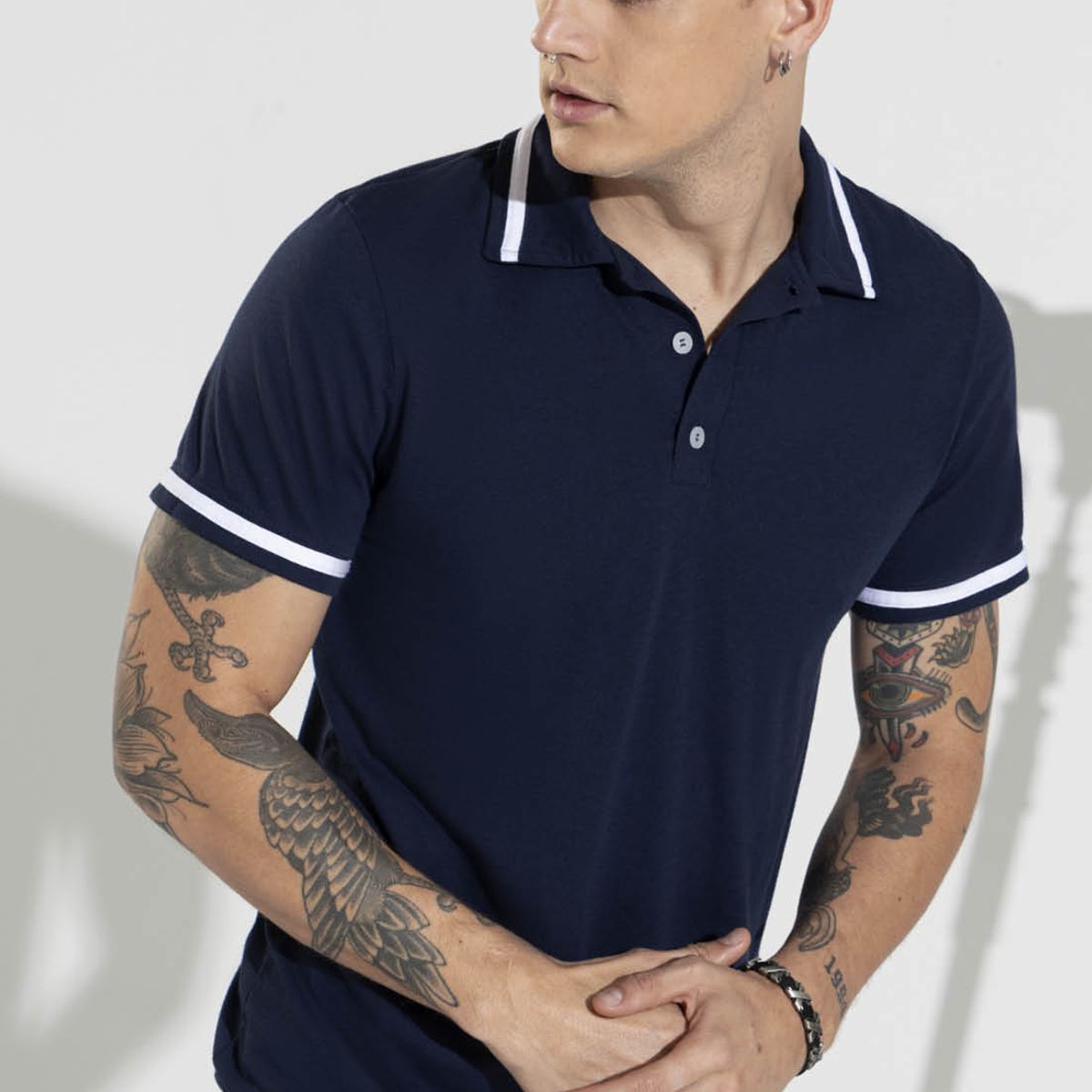RUTTA - Camiseta Polo Hombre Azul 89617