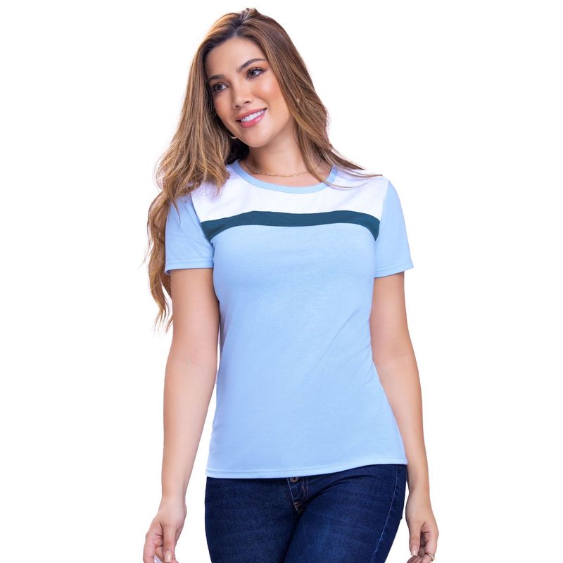 MARKETING PERSONAL - Camiseta Mujer Azul 72562