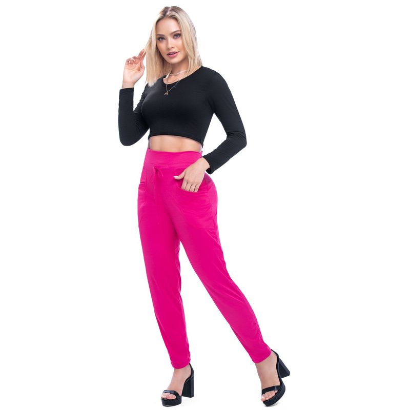 MARKETING PERSONAL - Pantalón Mujer Fucsia 32697