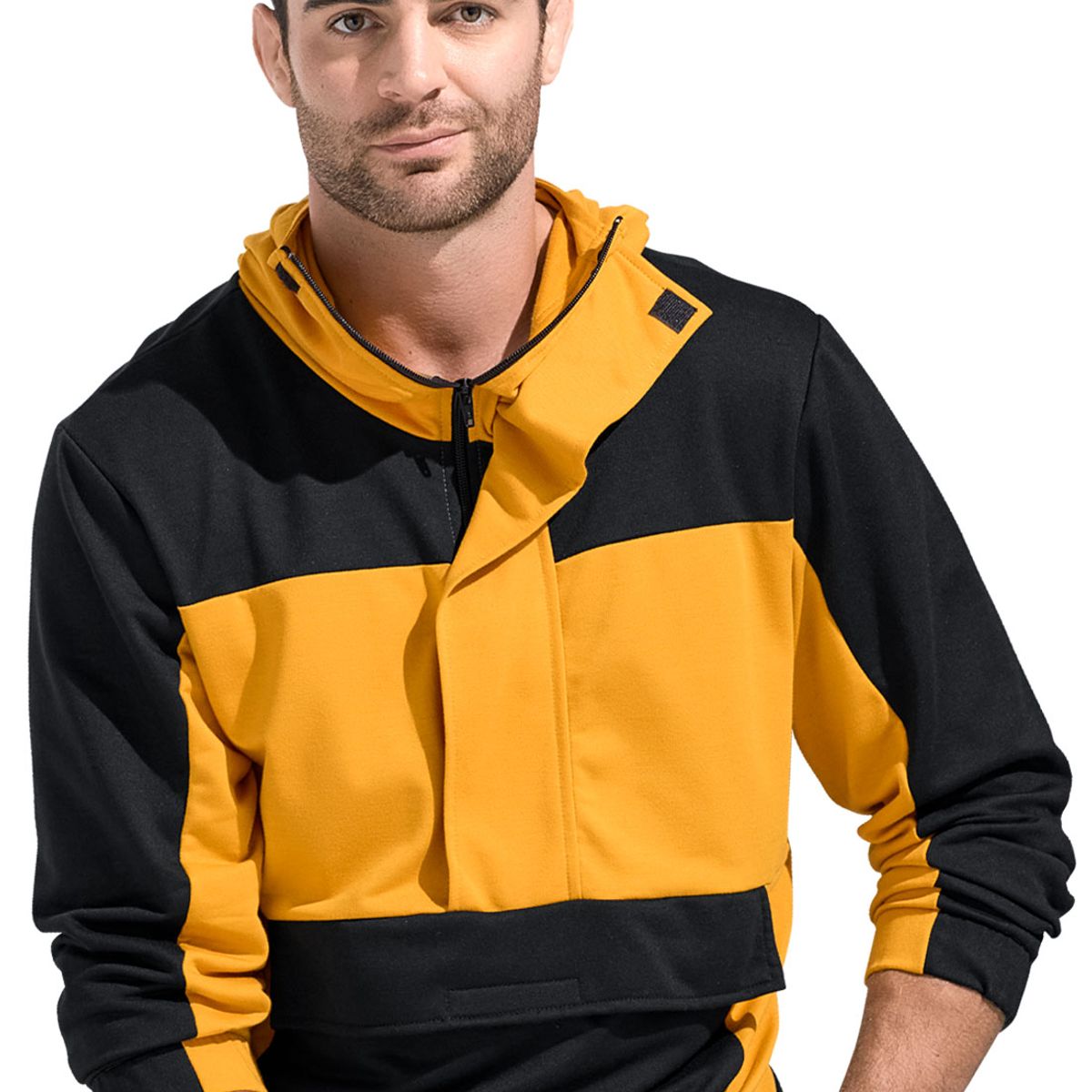 MARKETING PERSONAL - Hoodie Hombre Amarillo Mp 86861