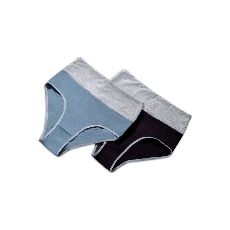 FORMAS INTIMAS - Cachetero Paq X2 Mujer Negro-Azul FI 89849