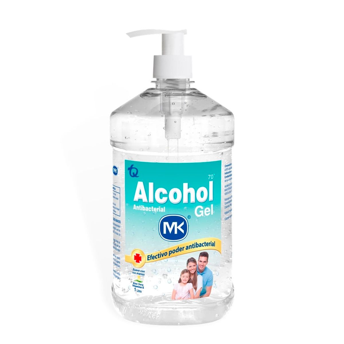 MK - Alcohol Gel Mk Antbactibacterial Aloe Vera X 1000ml